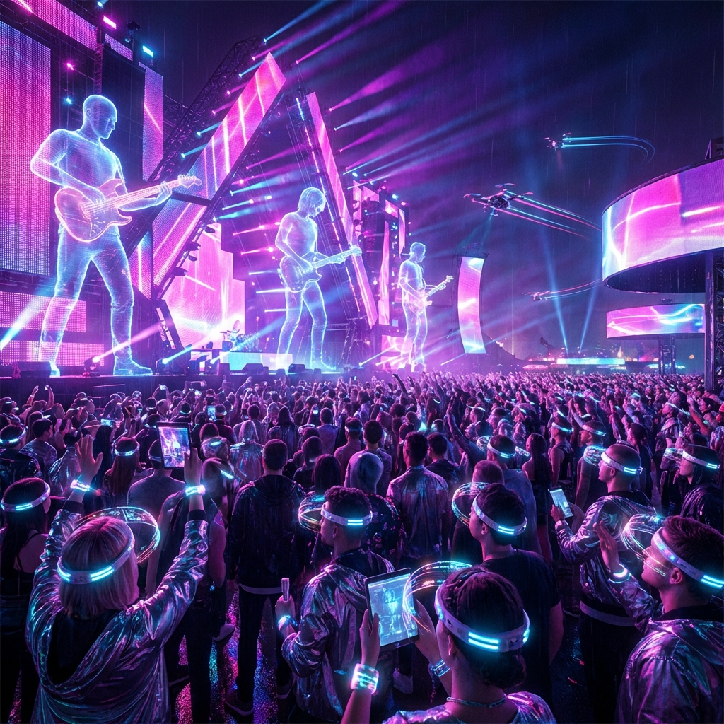 2026年音乐革命：神级神经接口与虚拟现实如何彻底颠覆全球音影产业