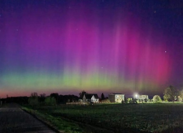 Магнитная буря, вызвавшая северное сияние в Москве, усилилась до категории G4