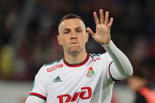 Нападающий «Локомотива» Артем Дзюба признан автором самого красивого гола в апреле в РПЛ