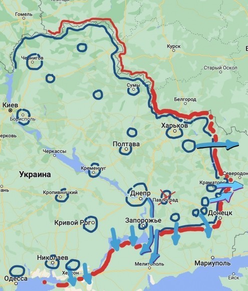 Какие возможны направления ударов в заявленном на этот год наступлении ВСУ по данным, опубликованным в СМИ США и в реальности
