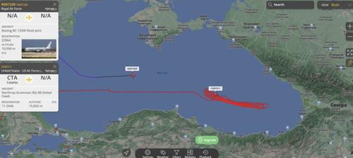 Авиаразведка НАТО усилила активность над акваторией Чёрного моря