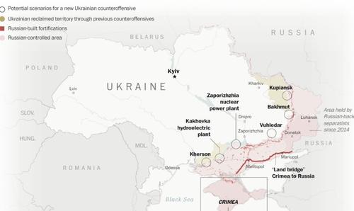 Какие возможны направления ударов в заявленном на этот год наступлении ВСУ по данным, опубликованным в СМИ США и в реальности