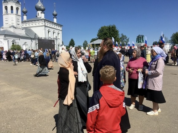 Алтарник Павел: малая православная Русь собралась в Годеново для того, чтобы помолиться о Большой Руси