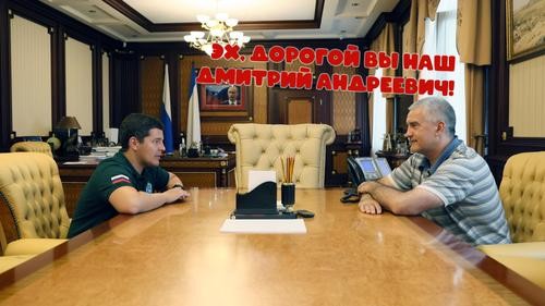 К главе Крыма приехал коллега, у которого нефти, как у Аксенова грязи