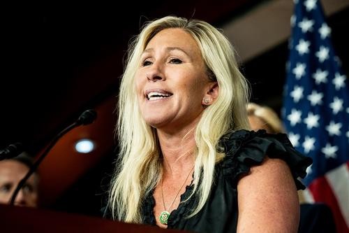 Конгрессвумен Тейлор Грин призвала США выйти из НАТО и прекратить помогать Украине Конгрессвумен Тейлор Грин призвала США выйти из НАТО и прекратить помогать Украине