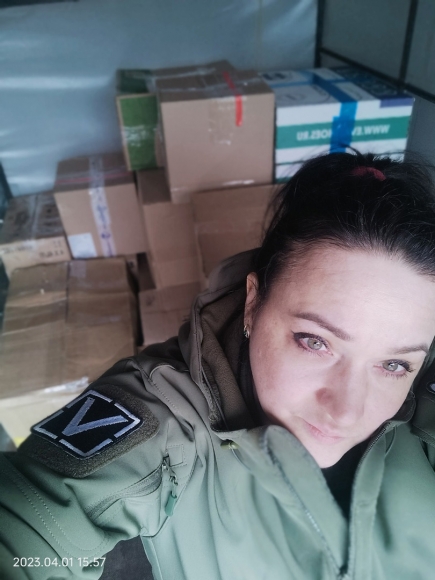 Ополченка-волонтёр Елена: русские объединятся, и мы любую войну выиграем