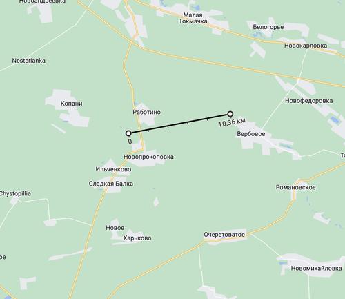 На участке Вербовое - Работино ВСУ вероятно сосредоточили около 40 тыс. 