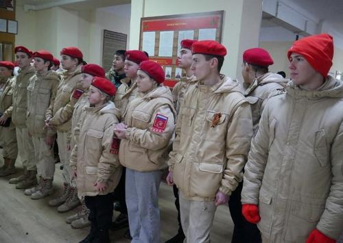 Юнармейцы Омской области приняли участие в акции «Присягнувший единожды»