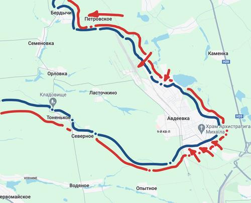 ВС РФ в боях за Авдеевку задействовали авиацию и тяжёлую артиллерию 