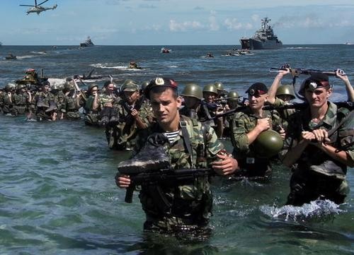 Морская пехота отметила 318-ю годовщину