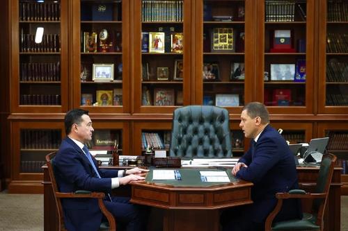 Глава Дмитровского округа доложил Воробьеву о развитии муниципалитета Глава Дмитровского округа доложил Воробьеву о развитии муниципалитета