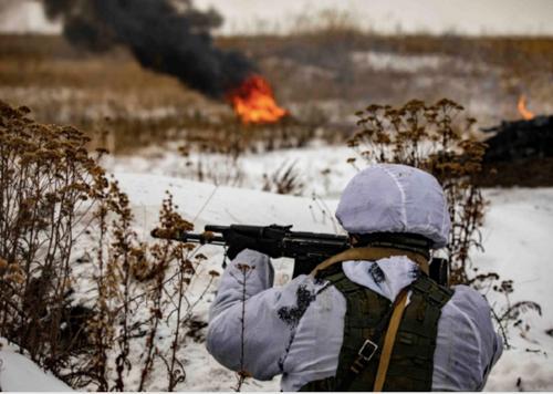 Мотострелки заняли новый рубеж и отразили контратаку противника 