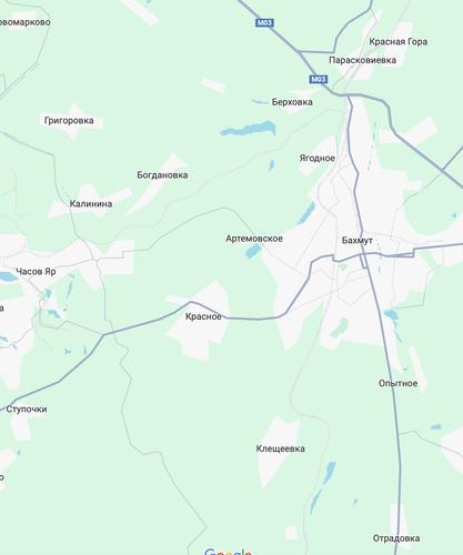 ВС РФ продвинулись вперёд севернее и южнее Артемовска ВС РФ продвинулись вперёд севернее и южнее Артемовска