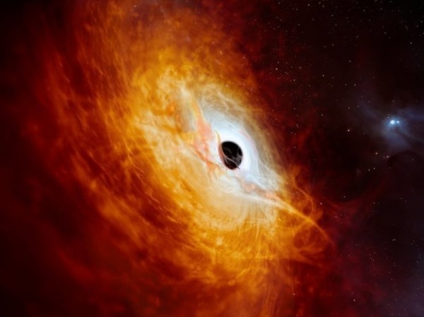 Астрономы нашли самый яркий объект Вселенной: съедает по солнцу в день