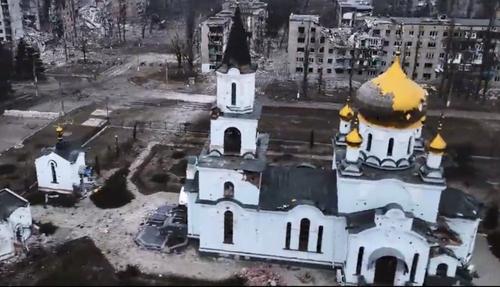 Святой Храм устоял под огнём в Авдеевке