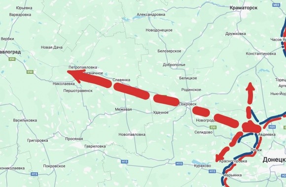 ВС РФ атакуют врага западнее Авдеевки 