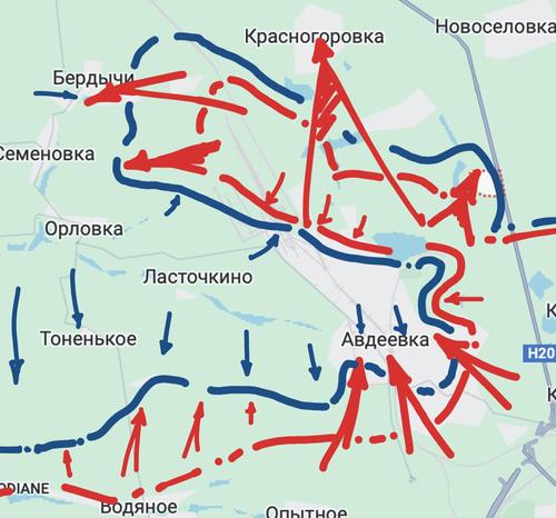 Военкоры сообщили новости из-под Авдеевки Военкоры сообщили новости из-под Авдеевки