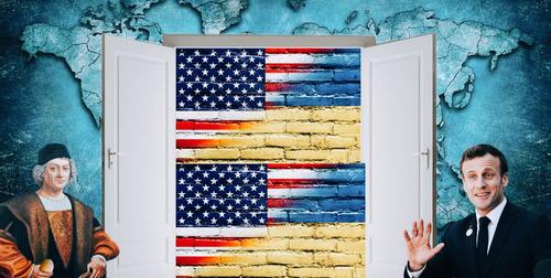Колумб открыл Америку, а Макрон — Украину? Колумб открыл Америку, а Макрон — Украину?