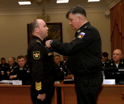 Состоялось награждение героев СВО из состава Балтфлота