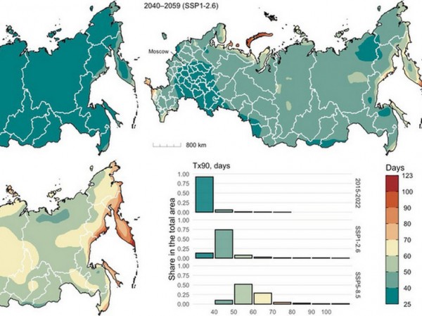 Стало известно, какая жара будет нормальной для России к 2040 году