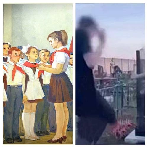 «Пошалили» — в Кузбассе подростки камнями разбили фотографии на могилах погибших бойцов СВО