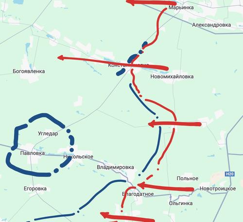 Наступление ВС РФ на Артёмовском и Авдеевском участках фронта подтвердил Киев