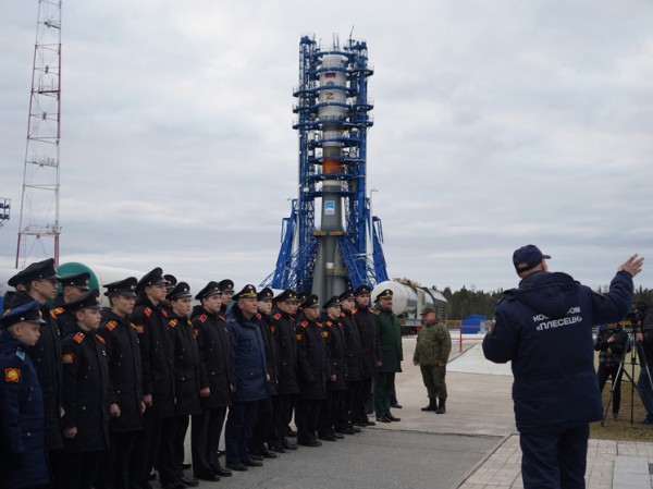 Запуск ракеты с Плесецка прилетели посмотреть кадеты и суворовцы