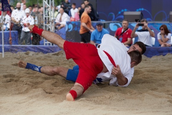 Сборная России по пляжному самбо готовится к Чемпионату Мира в Касабланке Сборная России по пляжному самбо готовится к Чемпионату Мира в Касабланке