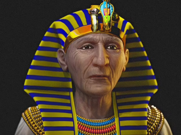 Восстановлено лицо самого могущественного фараона Древнего Египта за несколько мгновений до смерти
