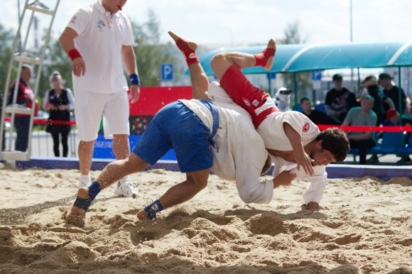 Сборная России по пляжному самбо готовится к Чемпионату Мира в Касабланке Сборная России по пляжному самбо готовится к Чемпионату Мира в Касабланке