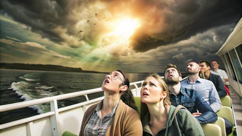 В Керченском проливе атакован паром В Керченском проливе атакован паром