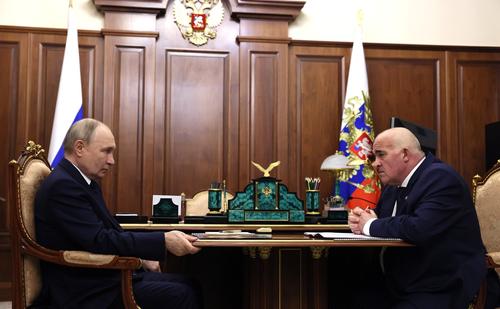 Путин провел встречу с губернатором Костромской области Ситниковым Путин провел встречу с губернатором Костромской области Ситниковым
